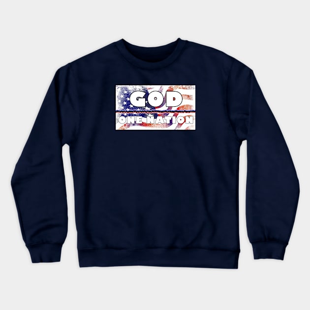 One Nation Crewneck Sweatshirt by Aeriskate